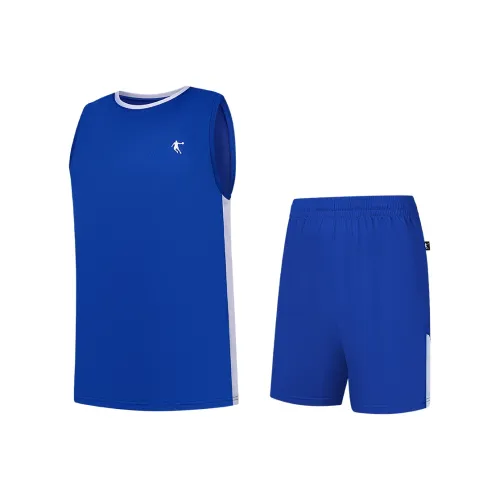 QIAODAN Баскетбольный костюм мужской Kirin Каменный синий