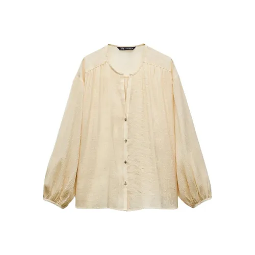 ZARA Белые Женские Рубашки