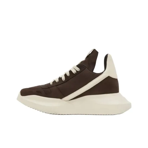 RICK OWENS Повседневный Низкий Топ Темно-Кофейный Женский