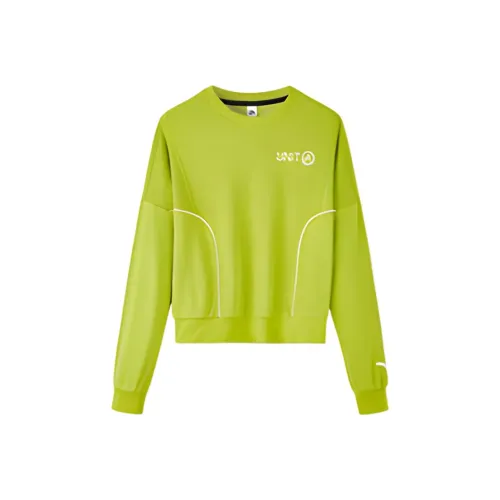 ANTA Sports Life Collection Толстовка Женская Ткань Плетеная Зеленая