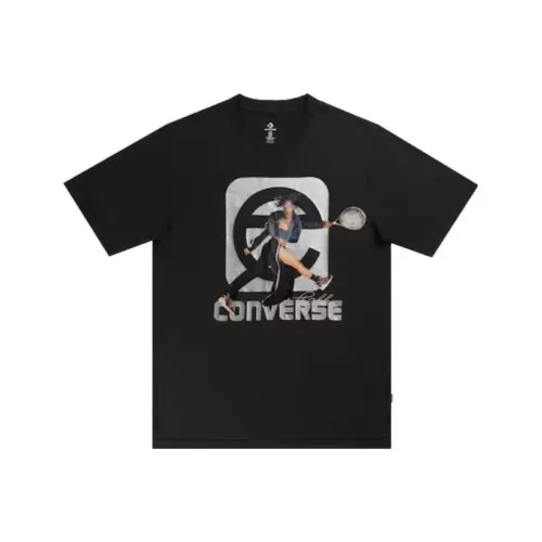 Конверс Черные Женские Футболки