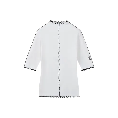 K·SWISS Белый эвриалы Женские T-рубашки