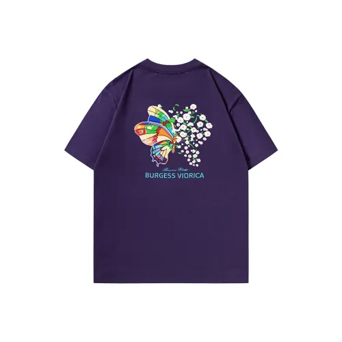 RINGSPUN Тяжелый 100% хлопок Полуполый Вышивка Короткий рукав Рубашка Унисекс