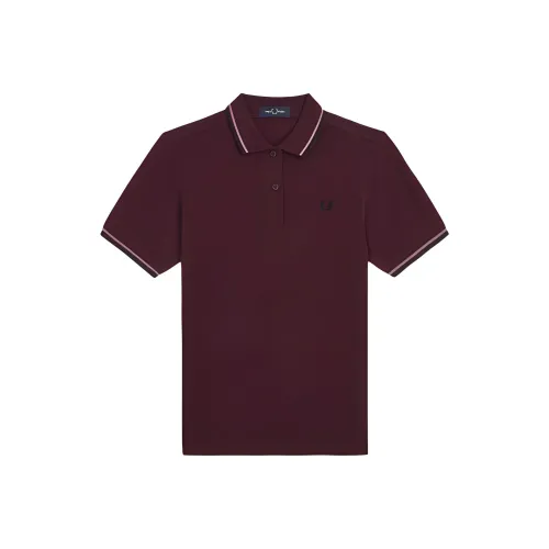 FRED PERRY Поло Женское Кирпично-красное