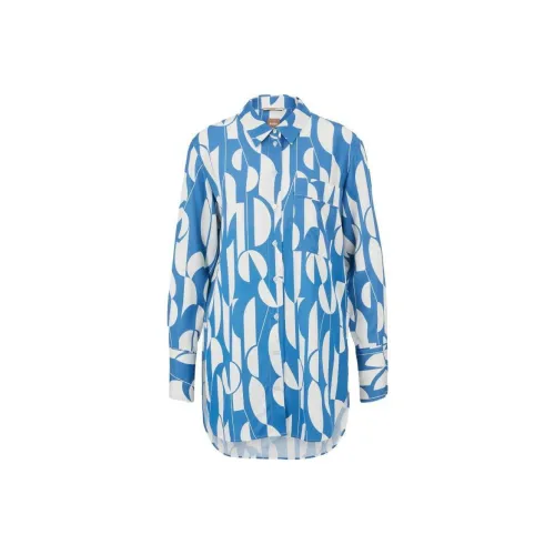 HUGO BOSS Синие Женские Рубашки