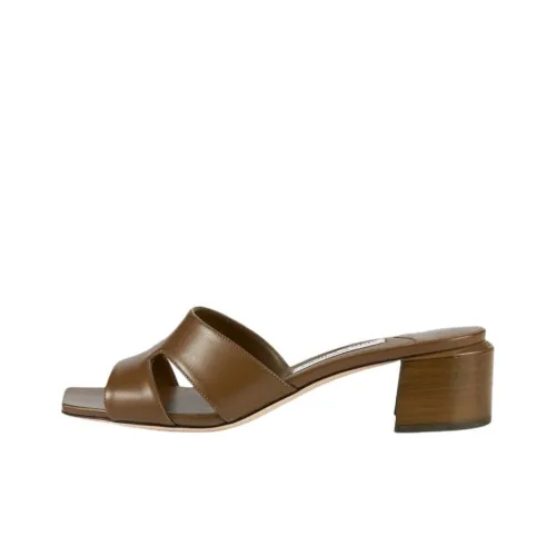 Jimmy Choo Слипоны 4,5 см Женские Зеленые