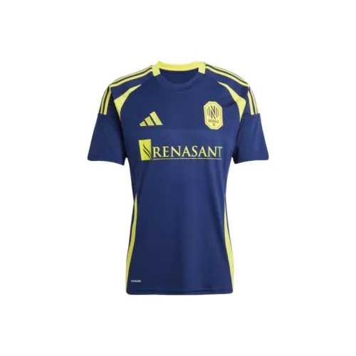 Adidas Футбол Джерси Мужской Синий