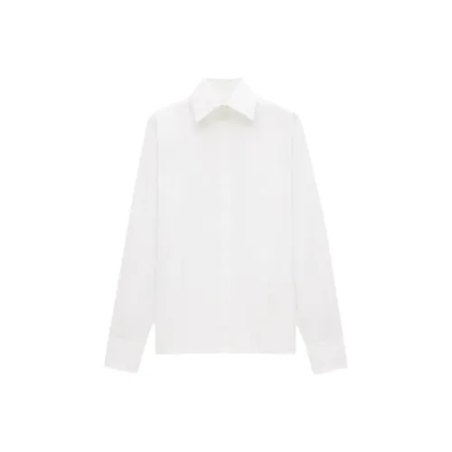 SAINT LAURENT Рубашка Женская Белая
