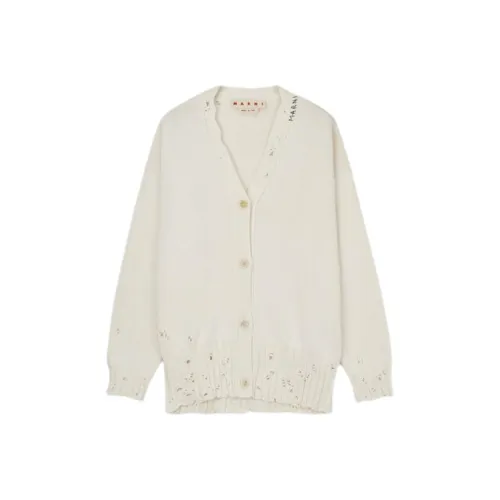 MARNI FW24 Трикотаж Женский Бежевый