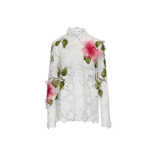 Oscar De La Renta Рубашка Женская Белая