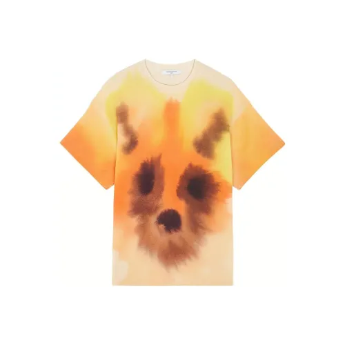 Maison Kitsune Maison Kitsuné x Rop Van Mierlo Желтые Женские Рубашки T