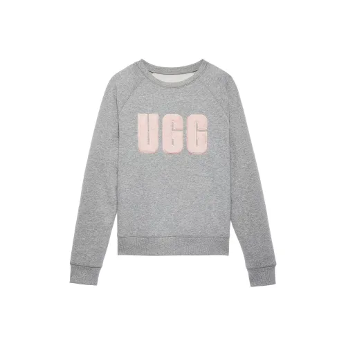 Victoria's Secret UGG® Madeline Fuzz Логотип Crewneck GREY Толстовка Женские Серый