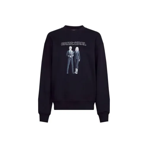 Свитшот KARL LAGERFELD женский черный