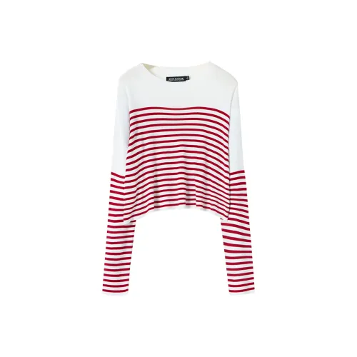 SOON FLOWER Трикотаж Женский Красный