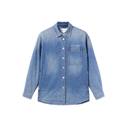 Miss Sixty Рубашка Женская Средняя Темно-синяя