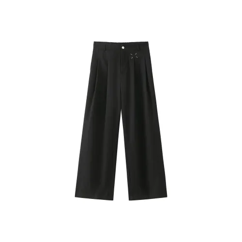 GDRX Черные унисекс костюмные брюки