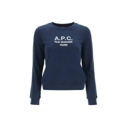 A.P.C Морской синий Женские Толстовки