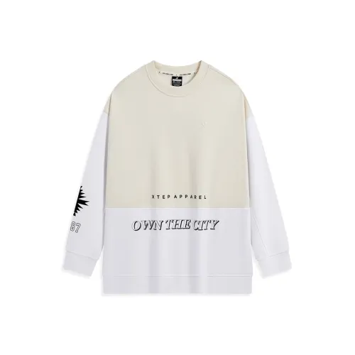 XTEP Толстовка Женская Жемчужно-Белая