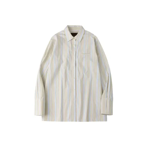 CYCLE DOCUMENT Рубашка Женская Хаки Полосы