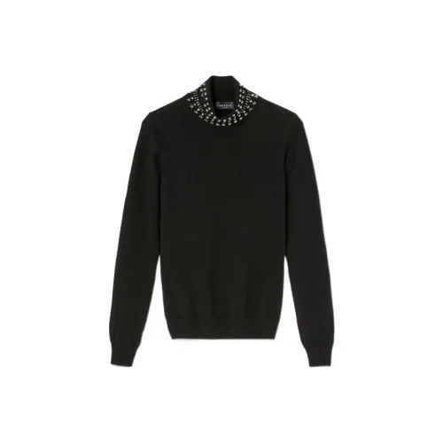 VERSACE Черные Женские Кашемировые Свитеры