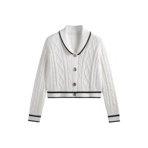 PAIN OR PLEASURE Трикотаж Женский Белый