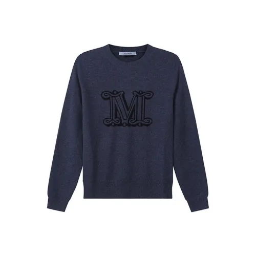 MaxMara FW22 Трикотаж Женский Темно-синий