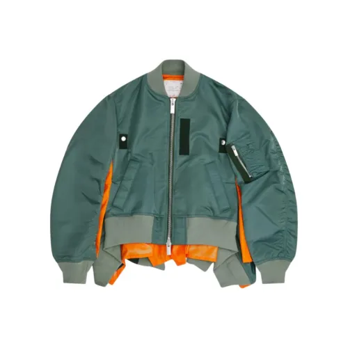 sacai Зеленые Женские Куртки