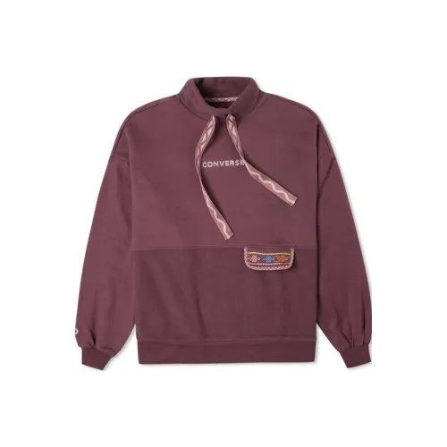 Конверс Свитшот Женский Фиолетовый
