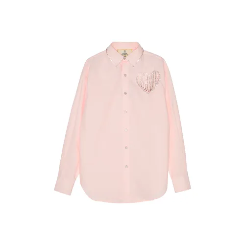 Ed Hardy Розово-вишневые Женские Рубашки