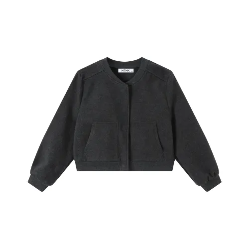 HTHK Темно-серые Женские Куртки