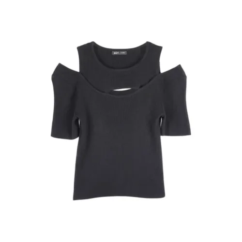 A21 Черные Женские Футболки