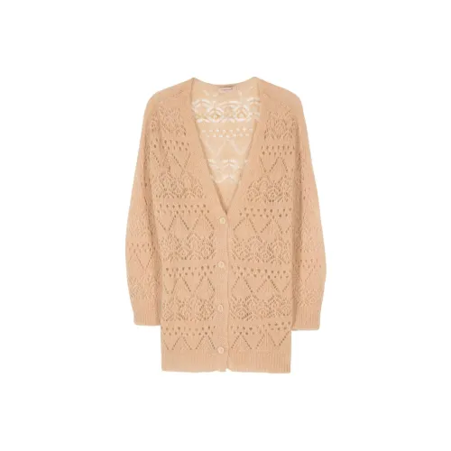 TWINSET Milano SS24 Трикотаж Женский Бежевый