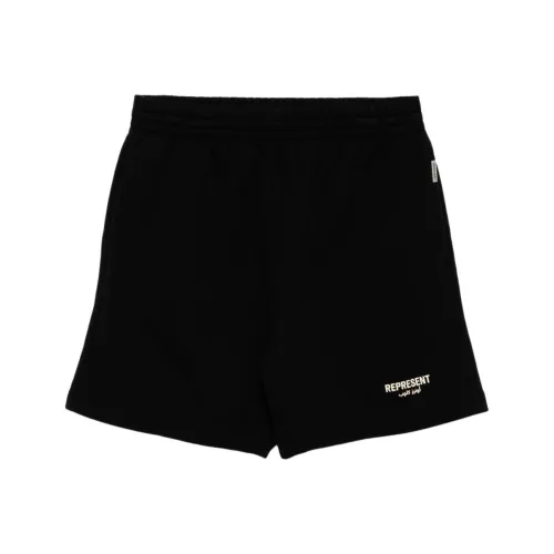 REPRESENT Повседневные шорты Мужские Черные