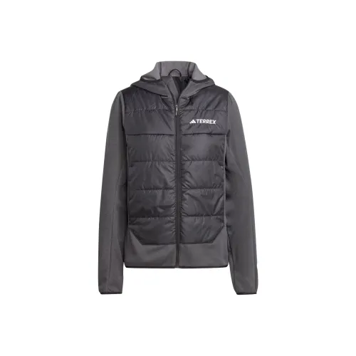 adidas Terrex MULTI Hybrid Insulated С капюшоном Куртка Куртки Пальто Женские Черный