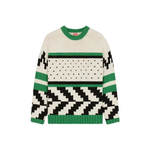 KENZO Зеленый Женские Кашемировые Свитеры