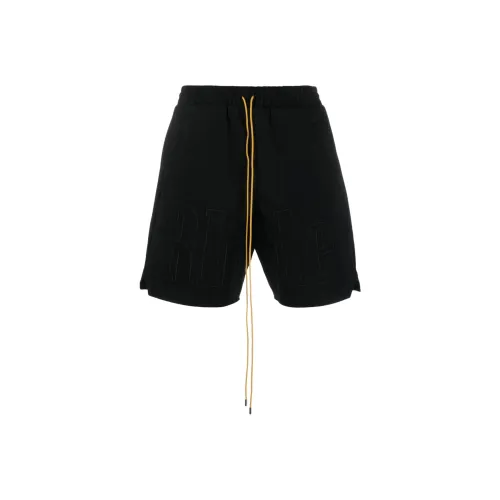 RHUDE Черные Мужские Повседневные Шорты