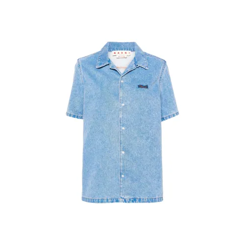 MARNI Светло-синие Женские Рубашки