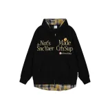 Чёрный, с флисовой подкладкой, флис