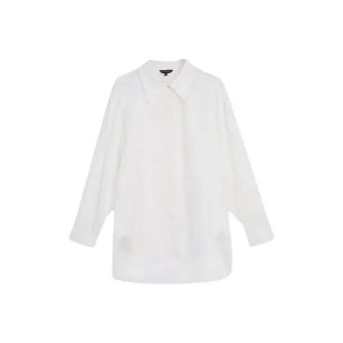 Yiner Рубашка Женская Кремово-Белая