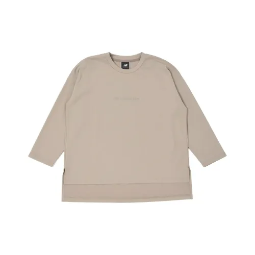 New Balance MET24 Рукав с оборванным плечом T-рубашка Женская Керамика