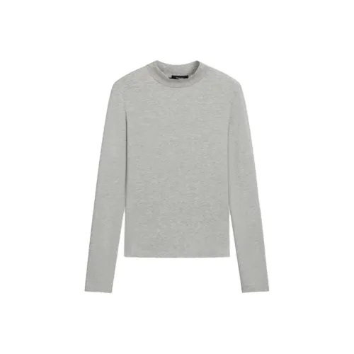 THEORY T Рубашка Женская Мягкая Серого цвета