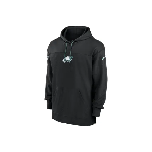 nike x NFL Dri Fit FW24 Philadelphia Eagles Sideline Регби Джерси Мужской Черный