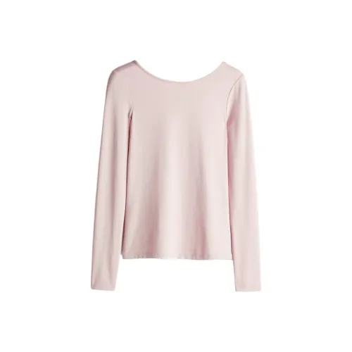 H&M Нежно-розовые Женские Футболки