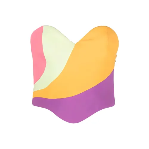 MOSCHINO Многоцветные Женские Топы без бретелек