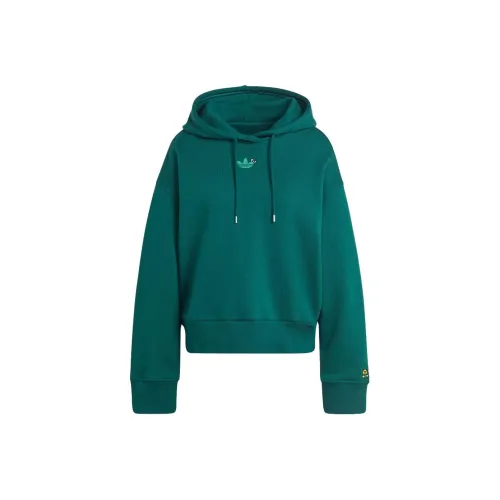 Adidas Originals HK HOODIE Толстовка Женская Зеленая