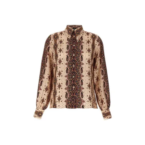 ETRO Бежевые Женские Рубашки