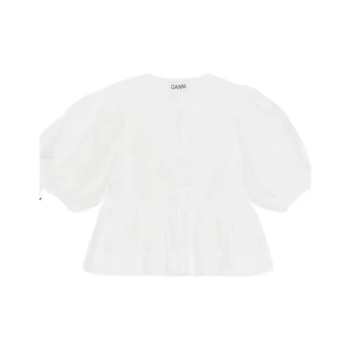 GANNI Белые Женские Рубашки