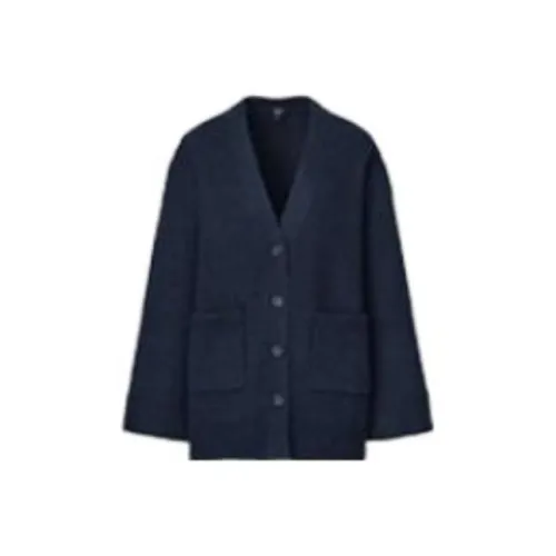 UNIQLO X Clare Waight Keller Co Бренд Коллекция Трикотаж Женские Темно-синий