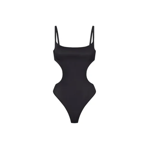 Skims Агатовый черный Женское боди