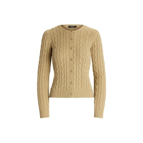 LAUREN RALPH LAUREN FW24 Трикотаж Женский Березовый Коричневый